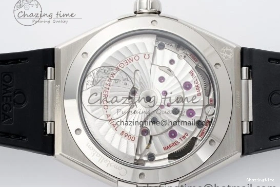 0303 Constellation Black Ceramic SS SBF 1:1 Best Edition Black Dial on Black Gummy Strap A8900 Super Clone TimelessDesign 7798